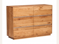 Sideboard-2 L121xT40xH85<span style='float: right'>2 Holztüren (L+R)</span>